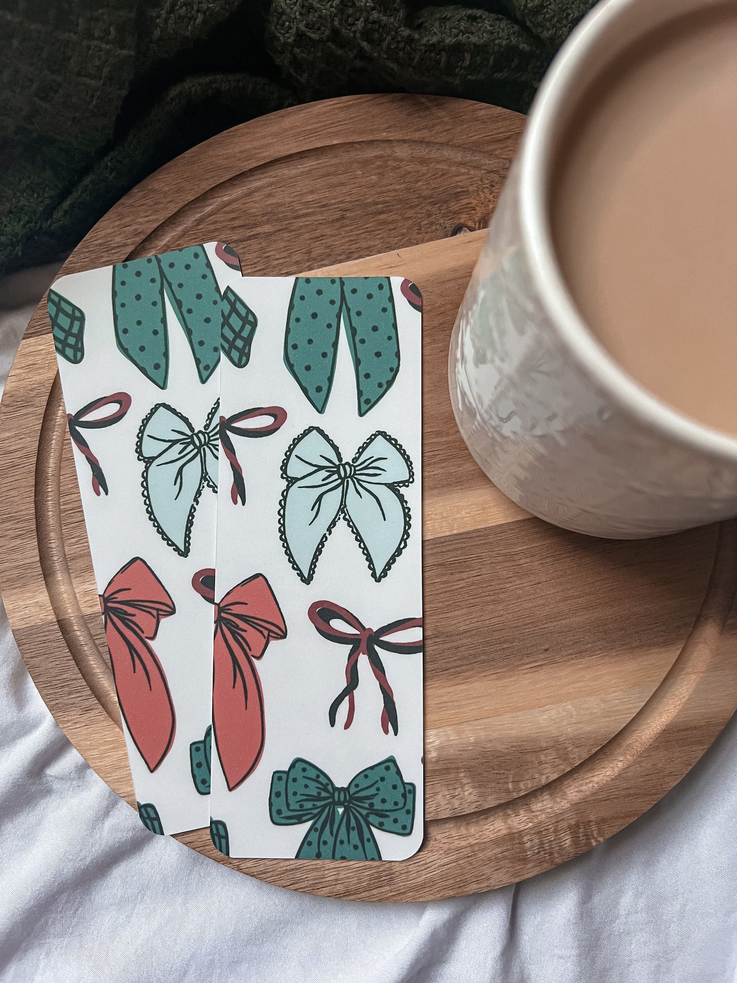 Christmas Bows Bookmark