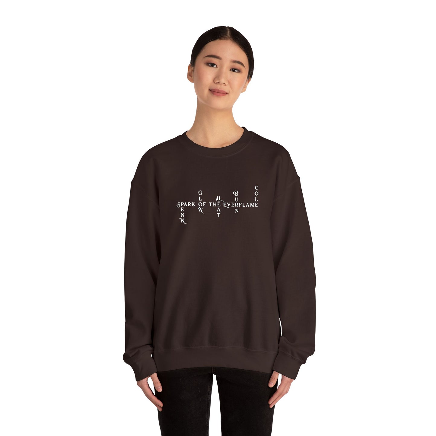 Officially Licensed Embroidered Crossword Crewneck Sweatshirt