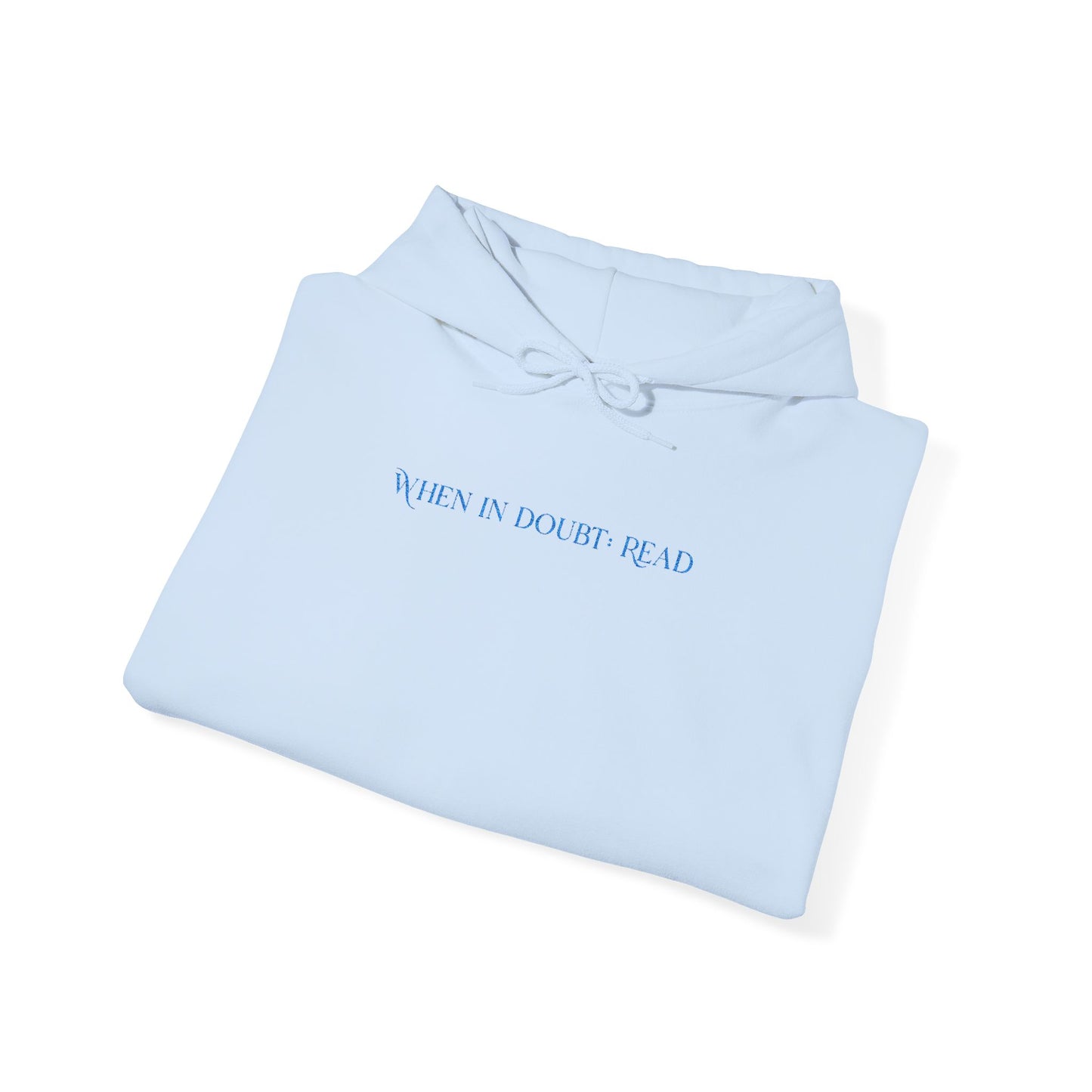 WID: Read Embroidered Hooded Sweatshirt