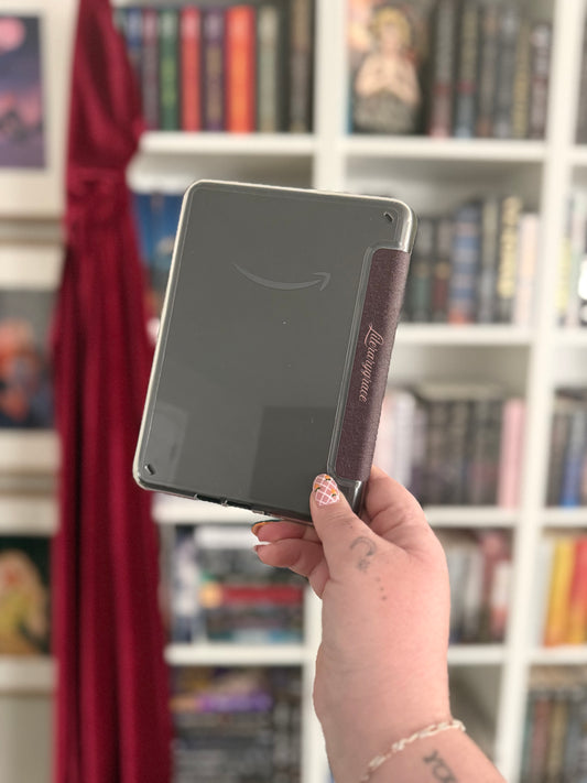 Love You Anyway Collab Clear Back Kindle Case