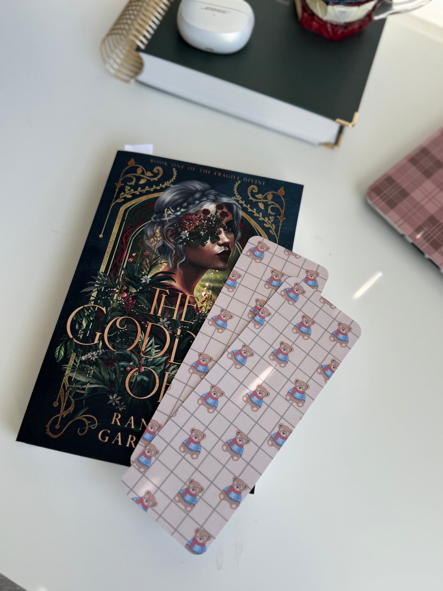 Beary Plaid Bookmark