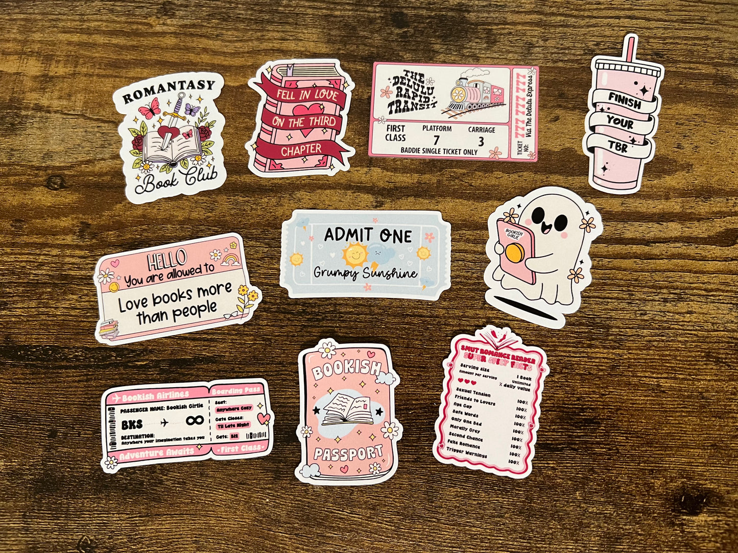 Bookish Stickers