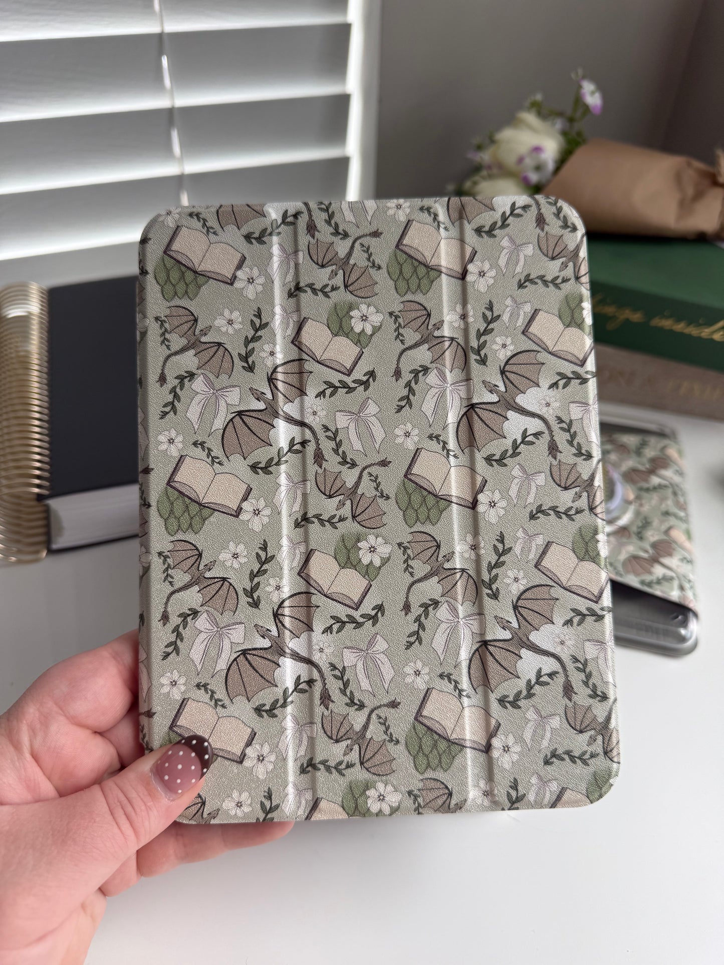 Spring Dragon Clear Back iPad Mini Case