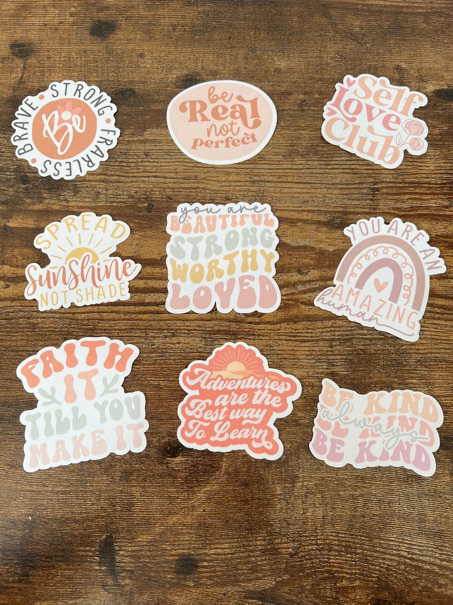 Motivational stickers