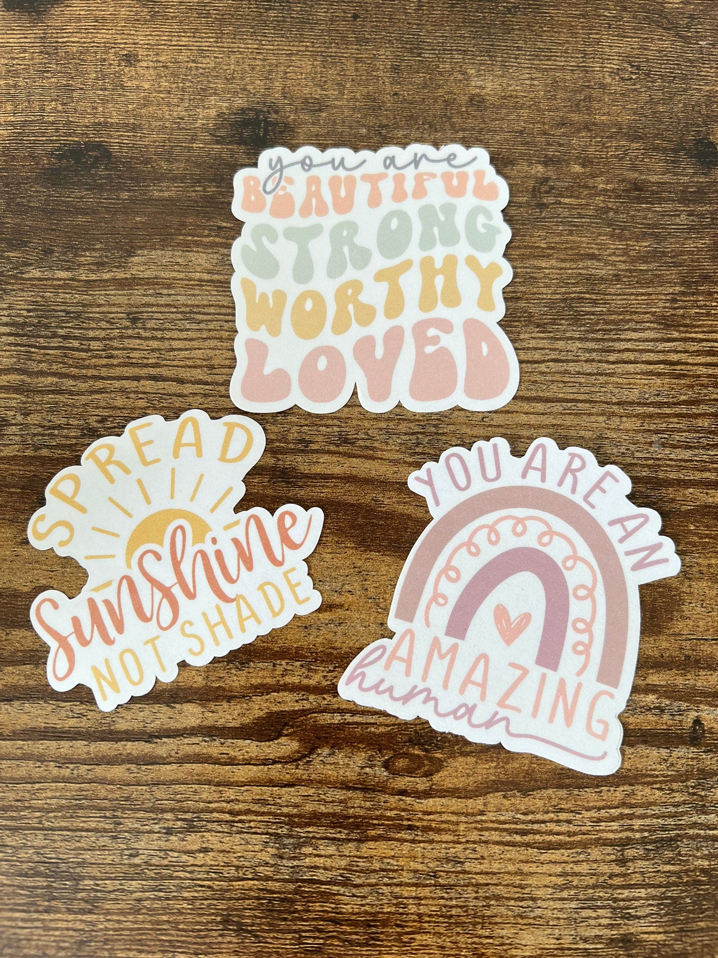 Motivational stickers