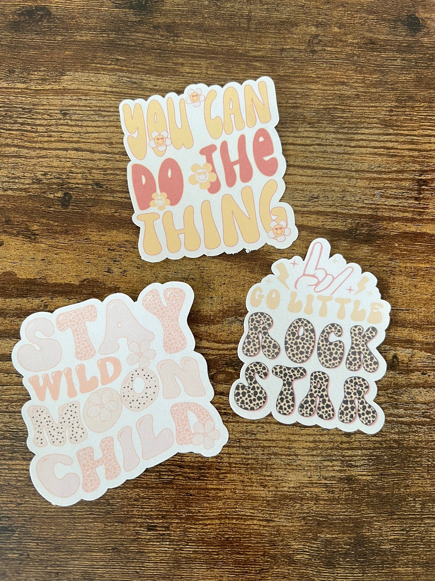 Retro Motivational Stickers