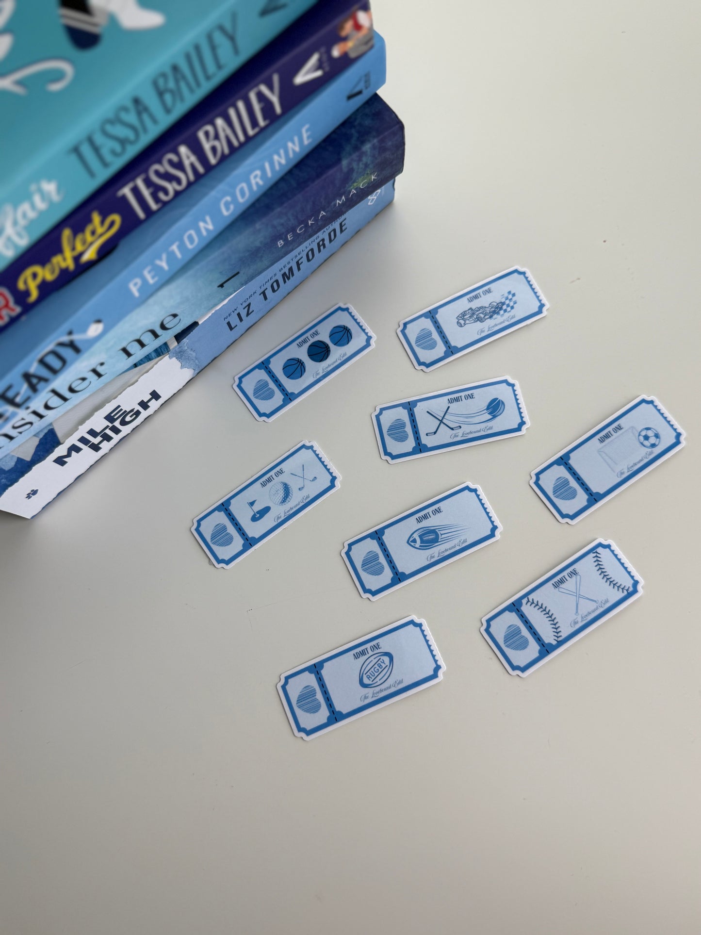 Baseball Ticket Sticker