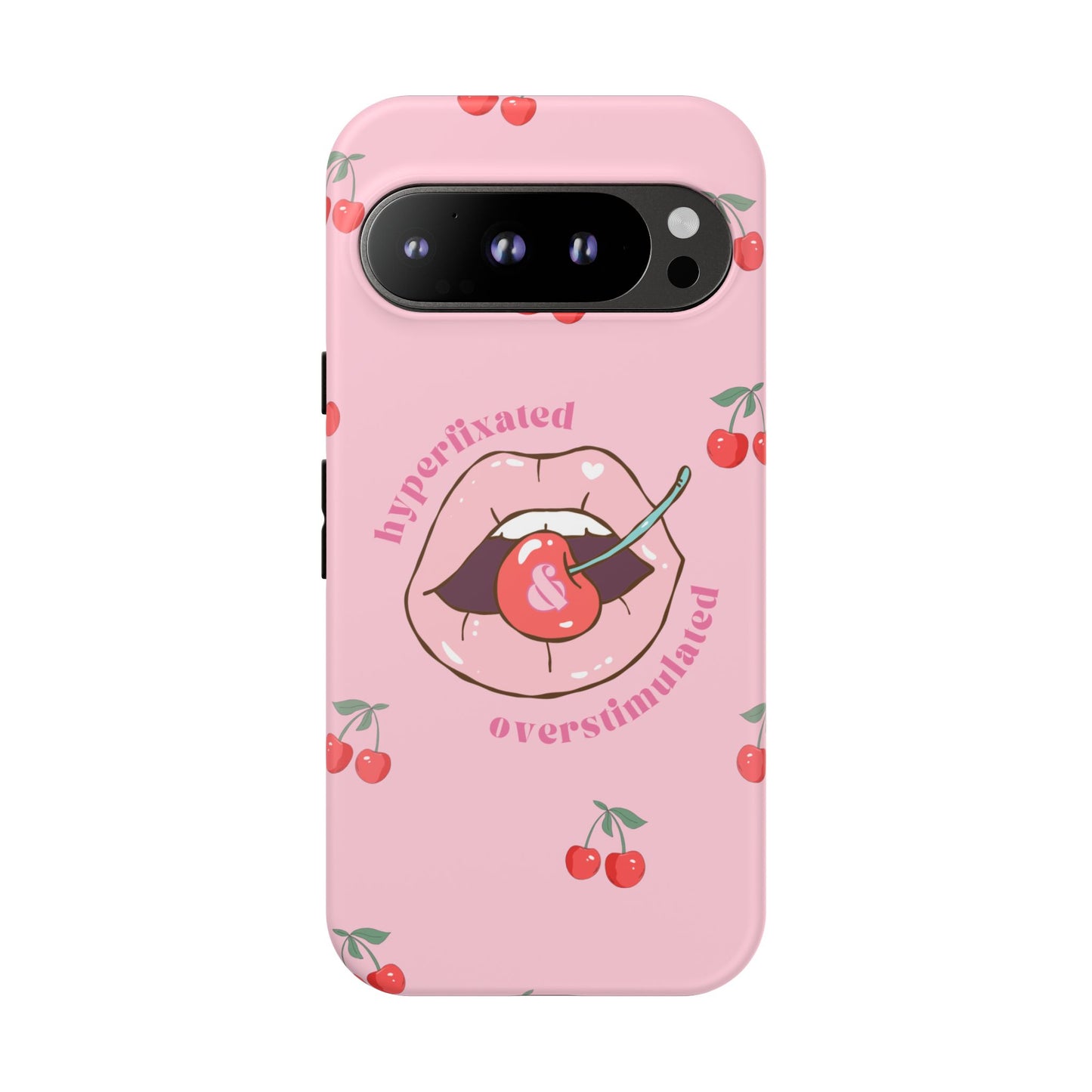 Hyperfixated and Overstimulated Phone Case