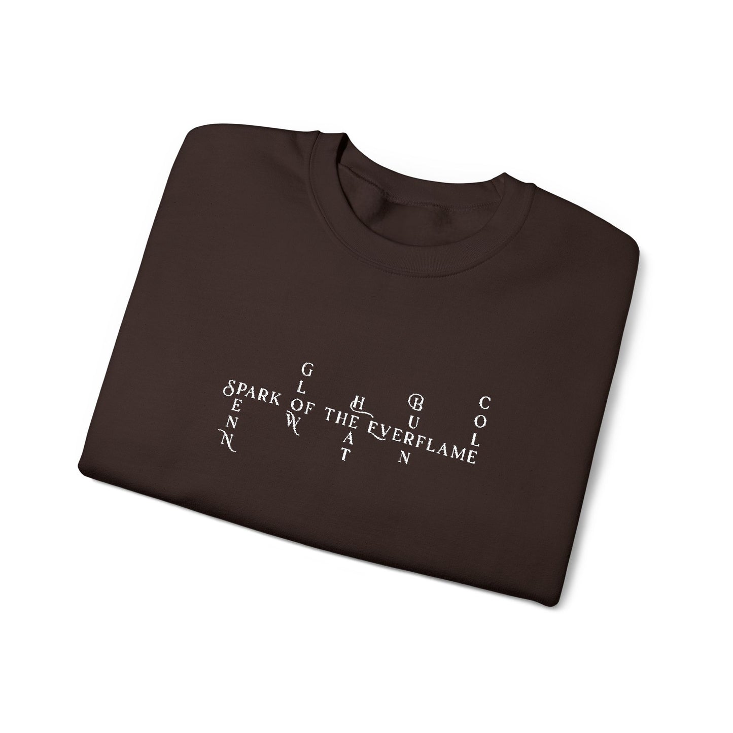 Officially Licensed Embroidered Crossword Crewneck Sweatshirt