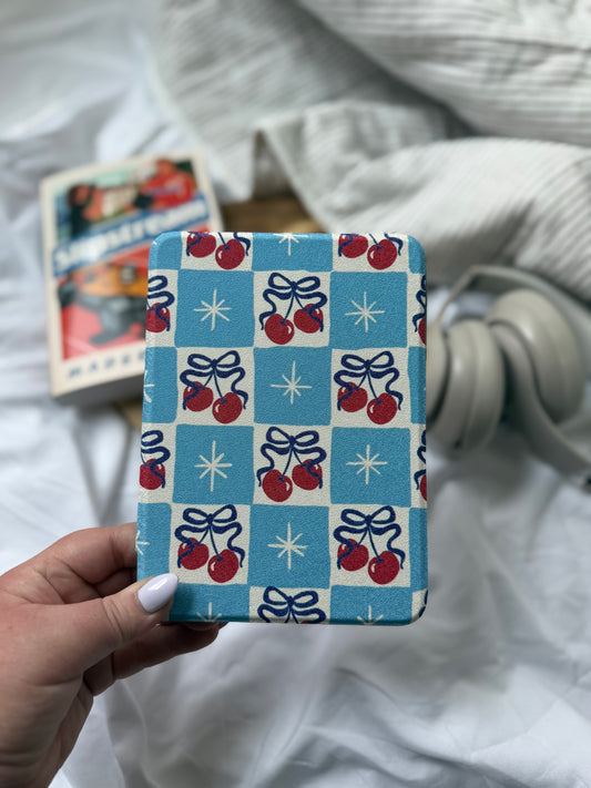 Red, White and Cherry Kindle Case