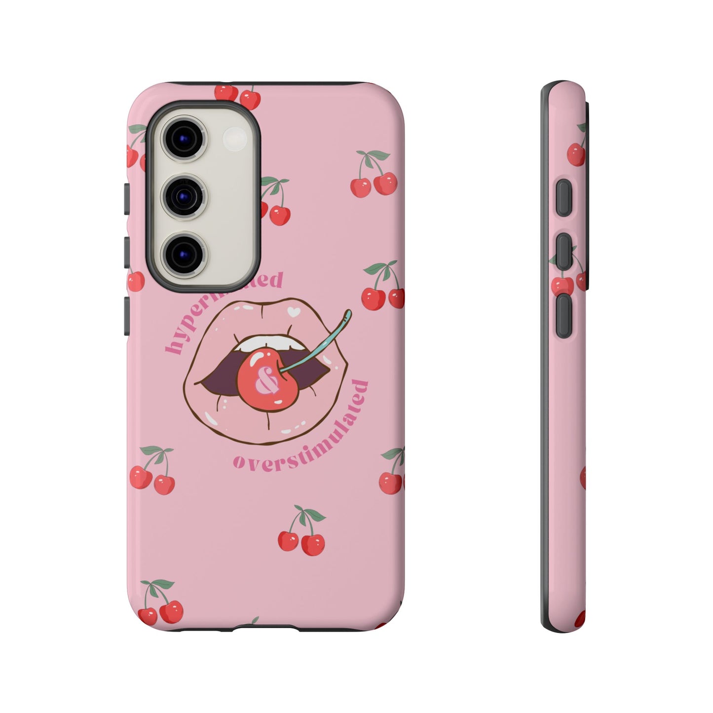 Hyperfixated and Overstimulated Phone Case