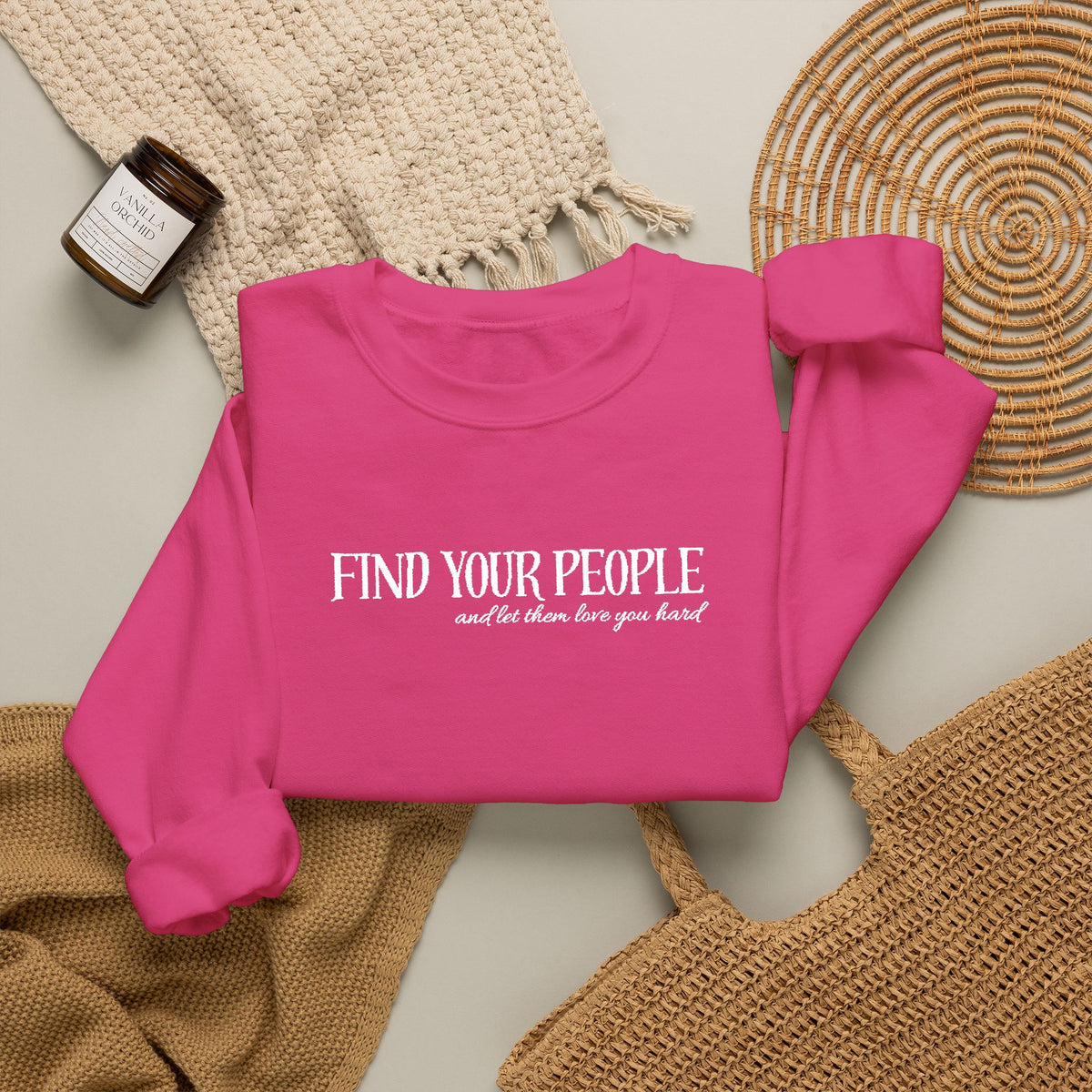 Officially Licensed Find you People Crewneck Sweatshirt