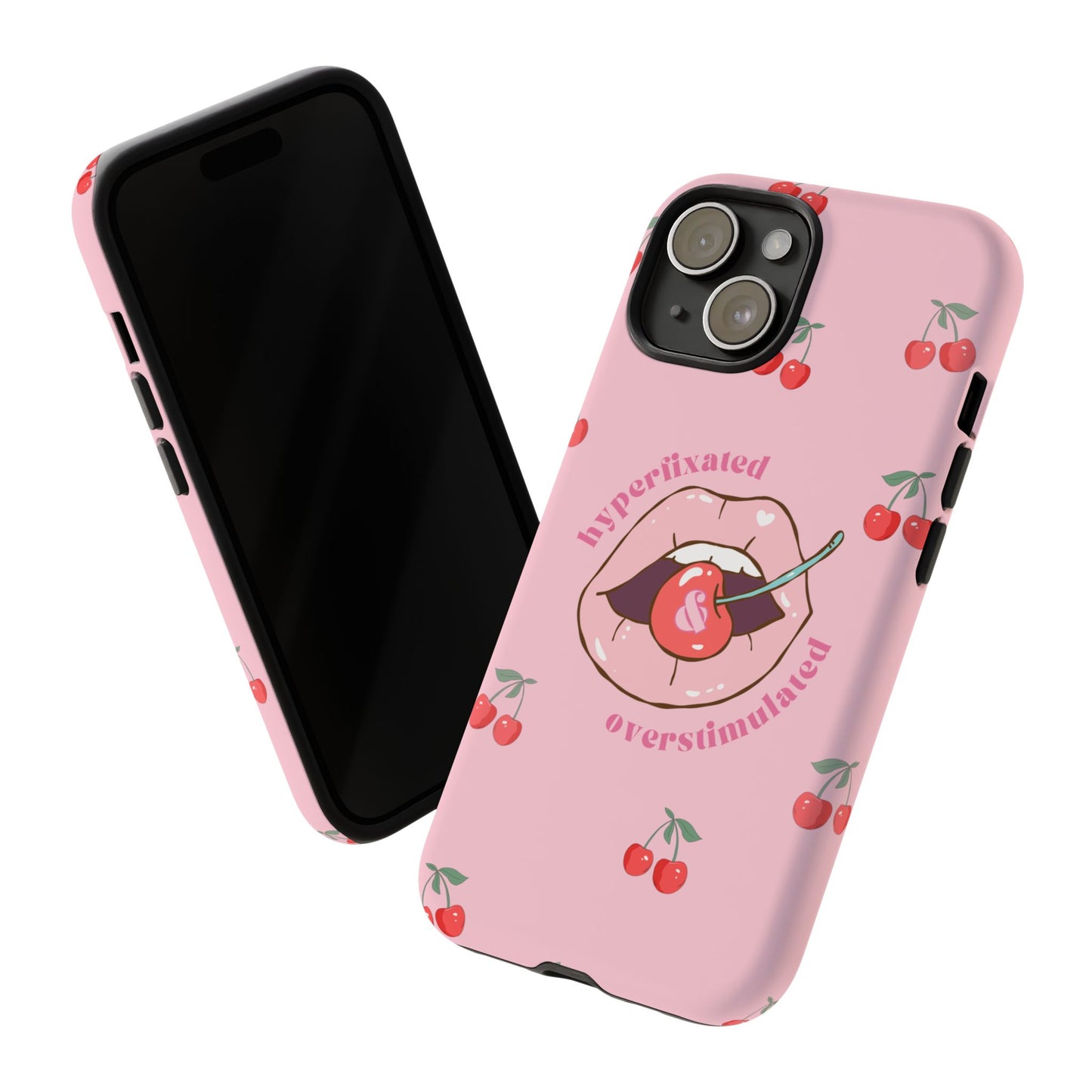 Hyperfixated and Overstimulated Phone Case