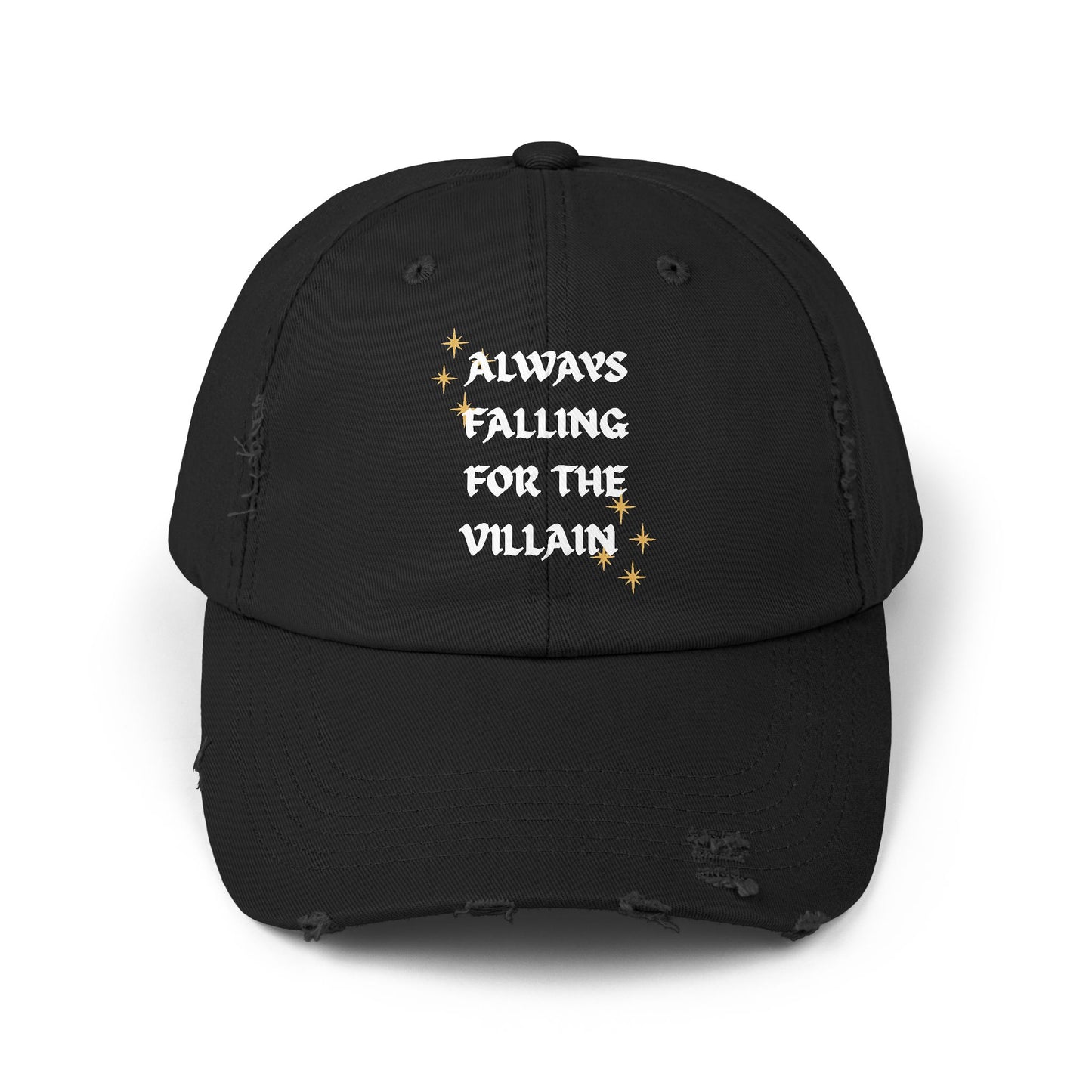 Falling for the Villain Distressed Cap