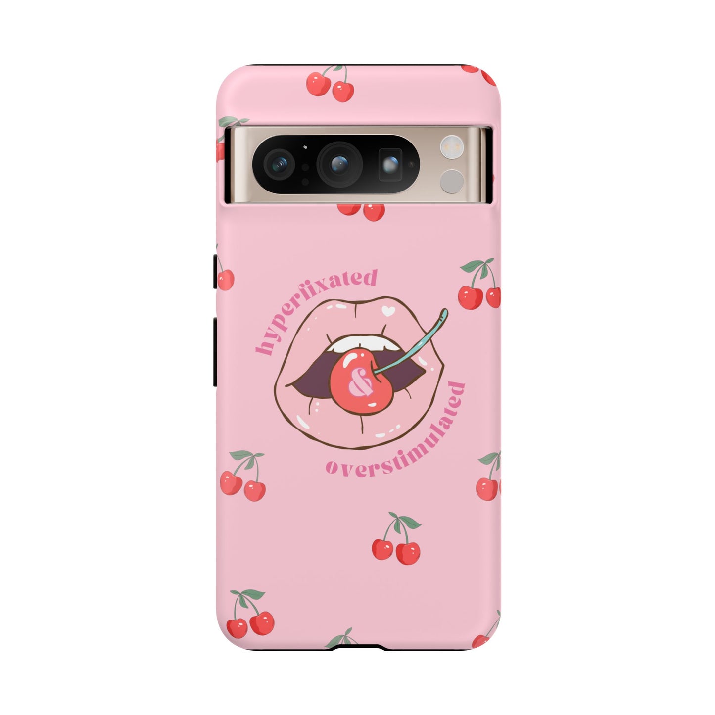 Hyperfixated and Overstimulated Phone Case