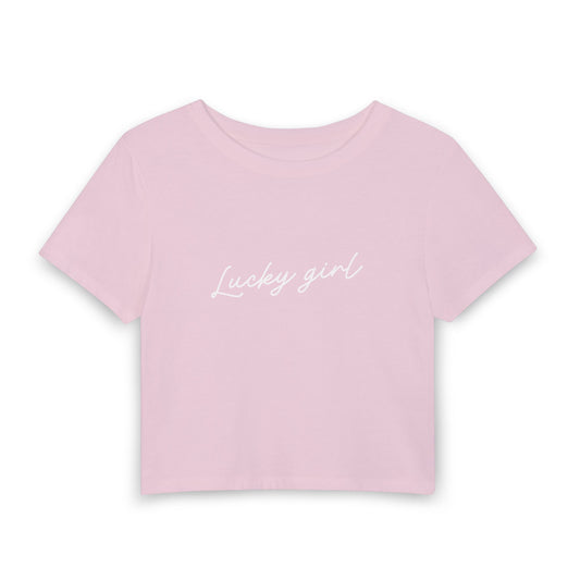 Officially Licensed Lucky Girl Women's Baby Tee