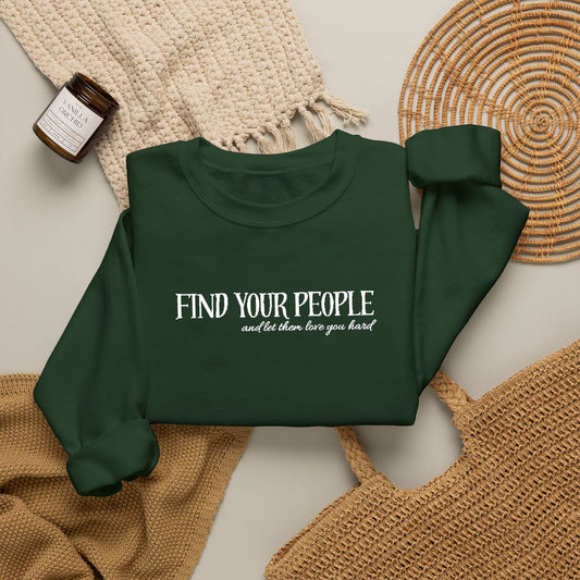 Officially Licensed Find you People Crewneck Sweatshirt