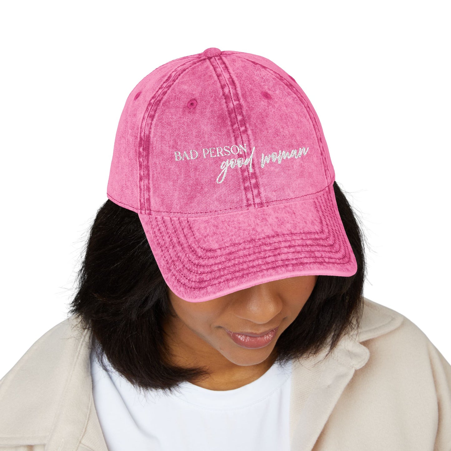 Officially Licensed Embroidered Good Women Vintage Cap