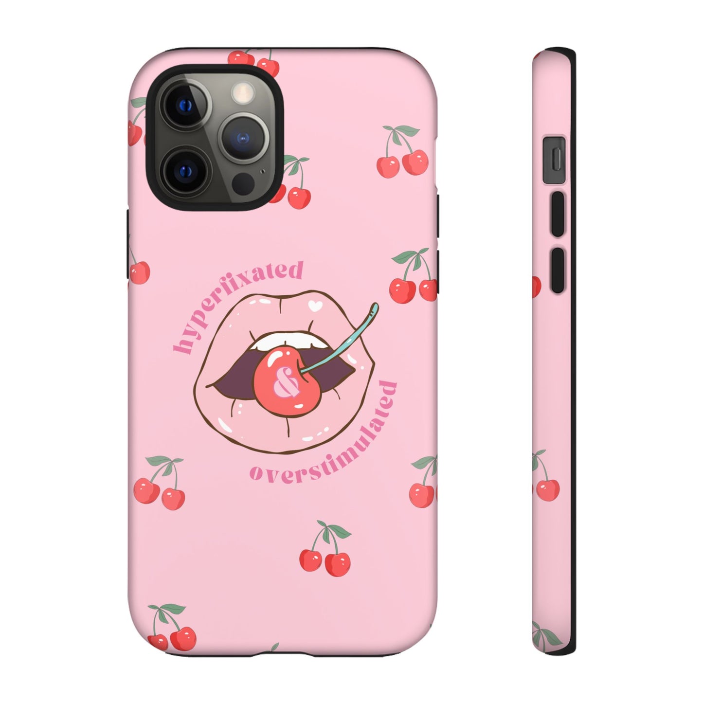 Hyperfixated and Overstimulated Phone Case