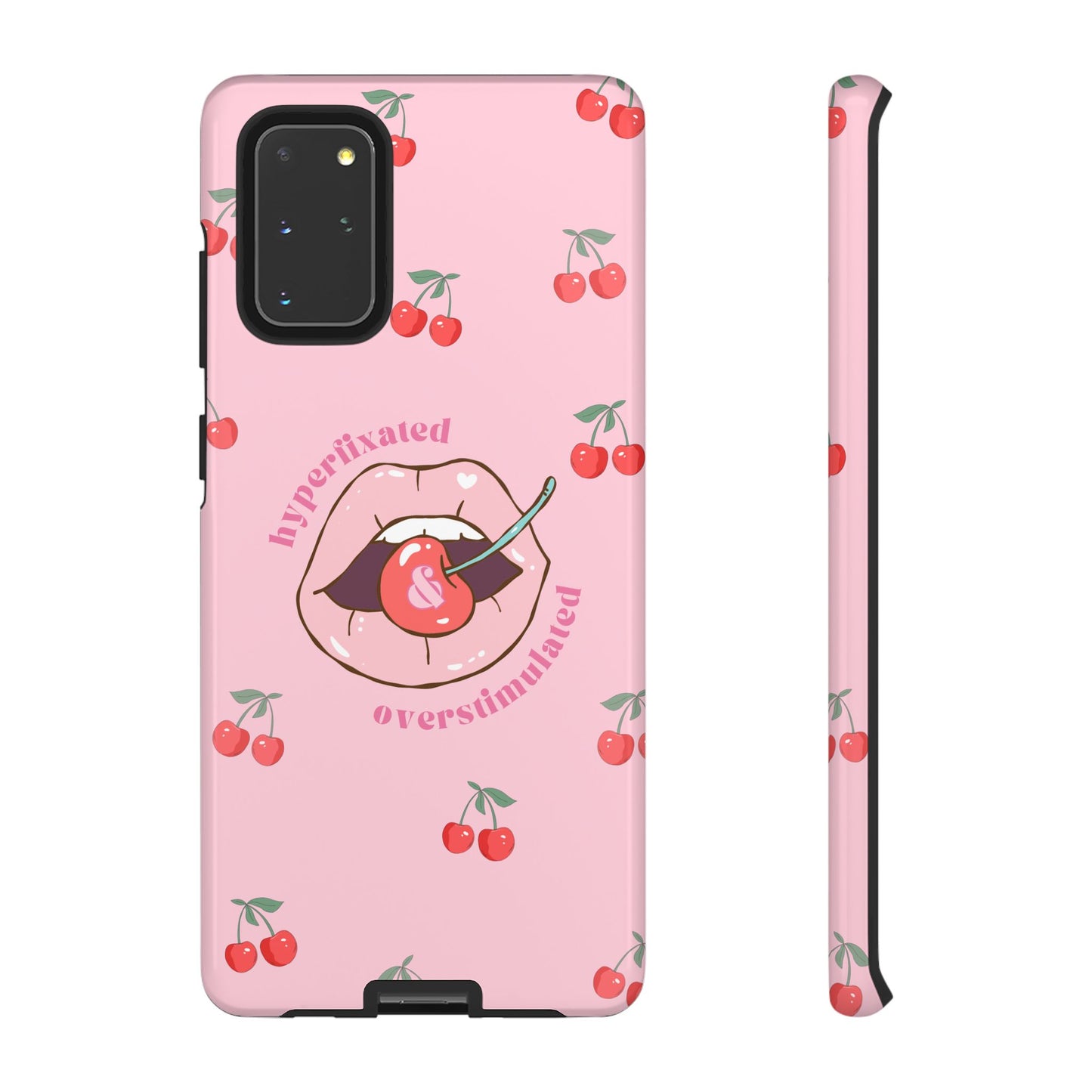 Hyperfixated and Overstimulated Phone Case