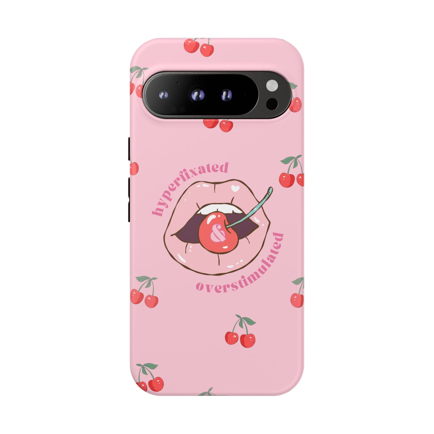 Hyperfixated and Overstimulated Phone Case