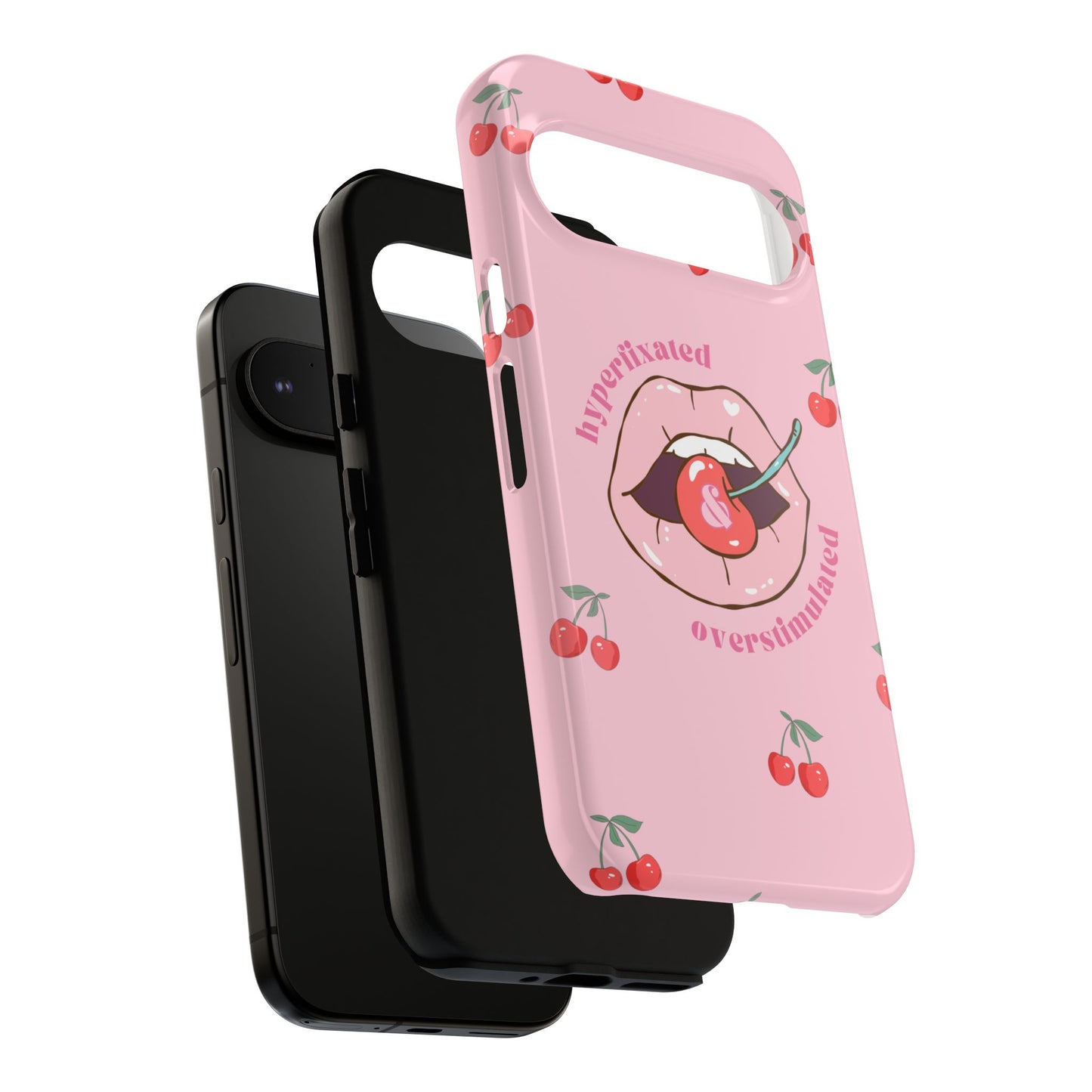 Hyperfixated and Overstimulated Phone Case