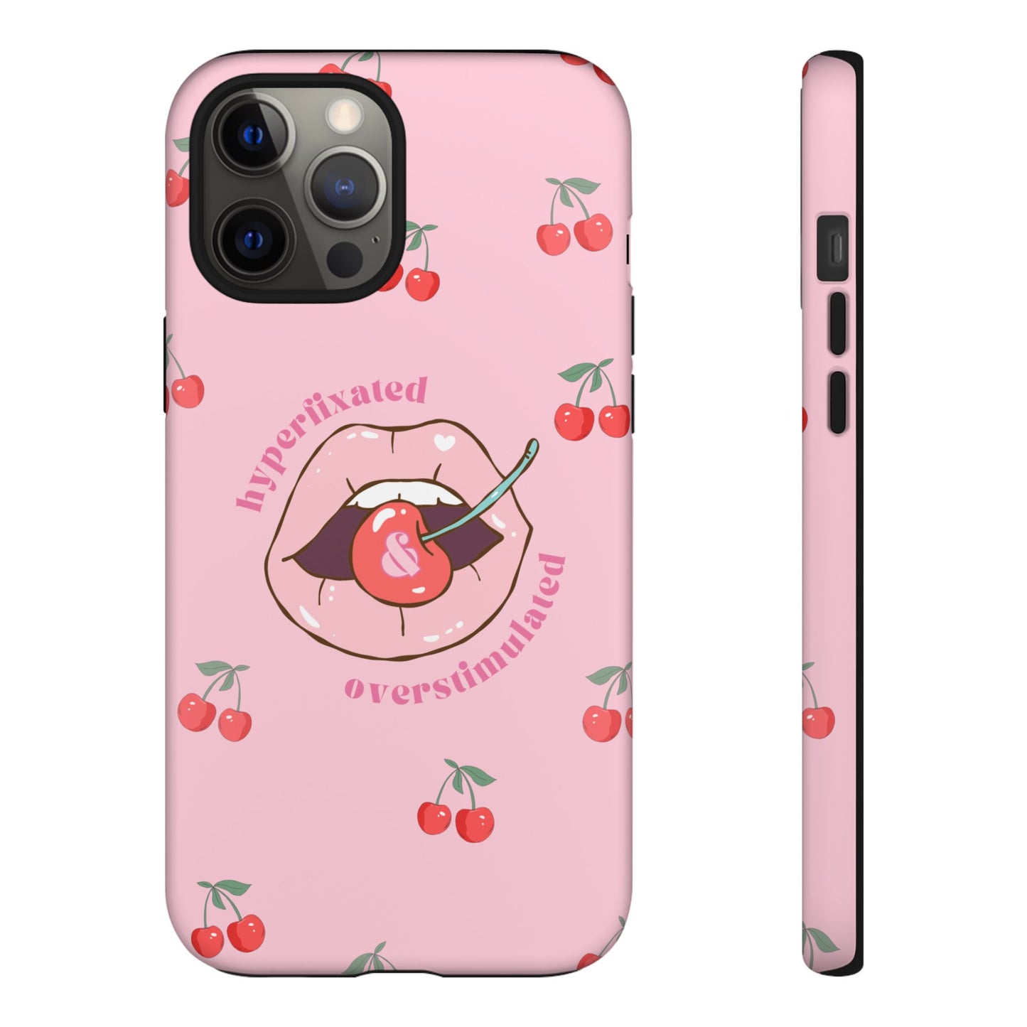 Hyperfixated and Overstimulated Phone Case