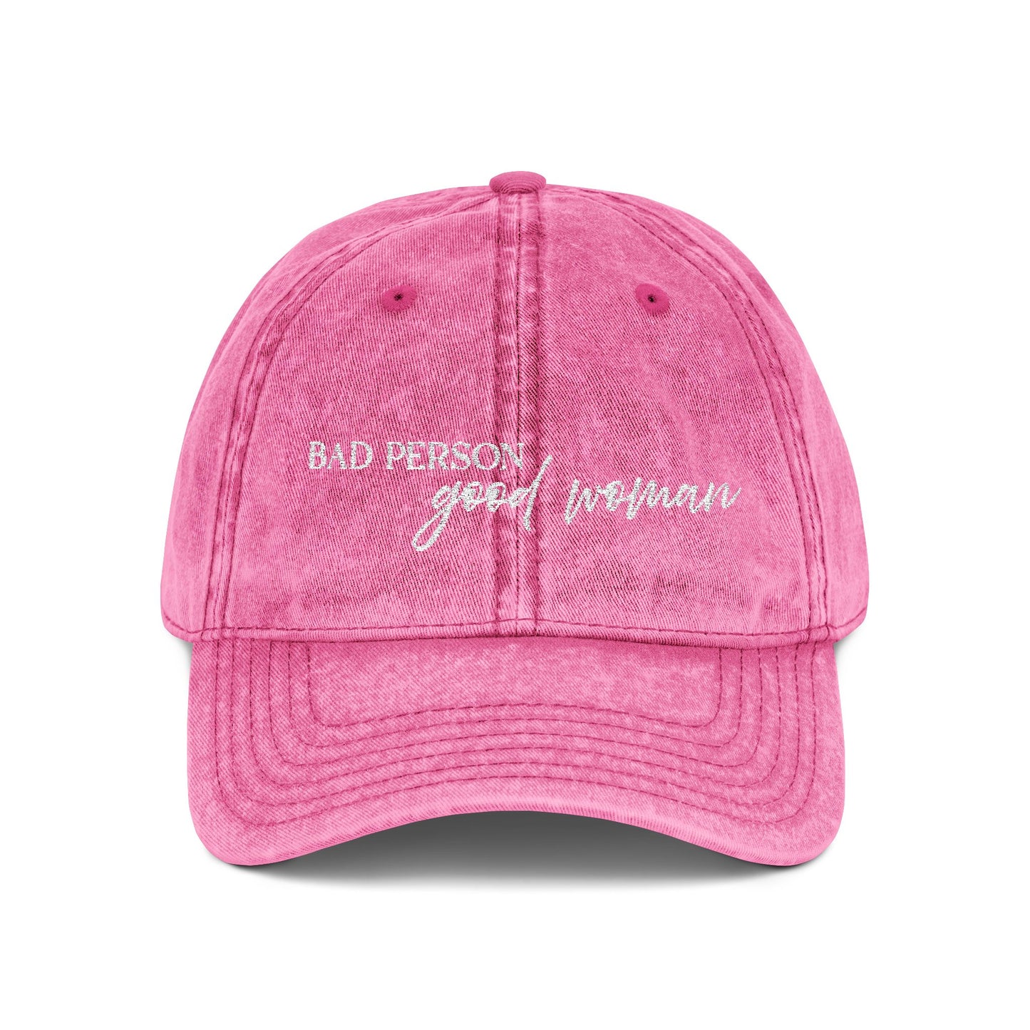 Officially Licensed Embroidered Good Women Vintage Cap