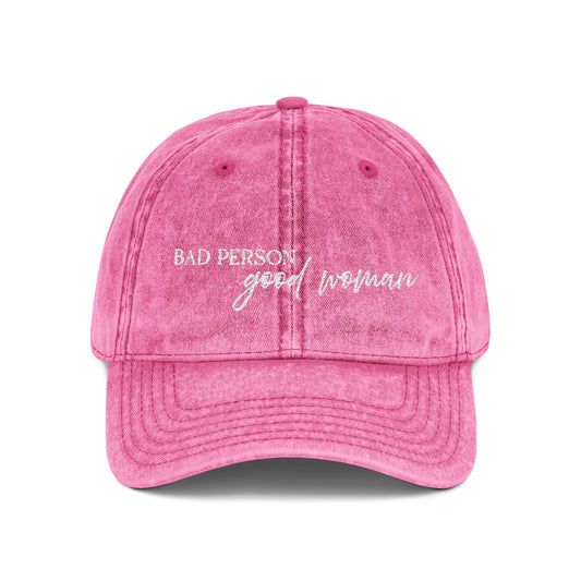 Officially Licensed Embroidered Good Women Vintage Cap