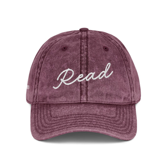 WID: Read Embroidered Vintage Hat