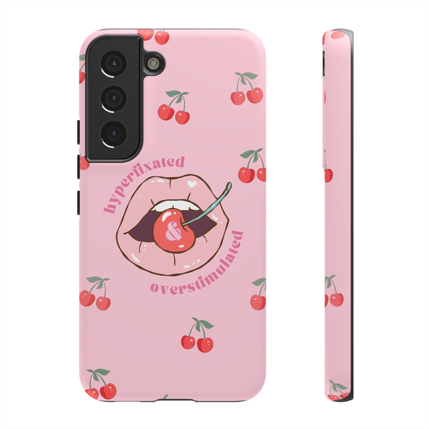 Hyperfixated and Overstimulated Phone Case