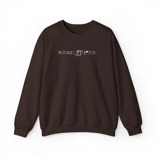 Embroidered Booked B*tch Crewneck Sweatshirt