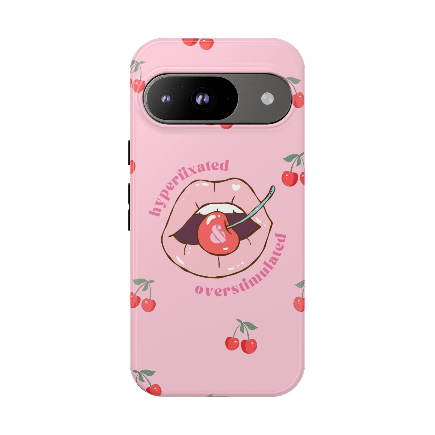 Hyperfixated and Overstimulated Phone Case