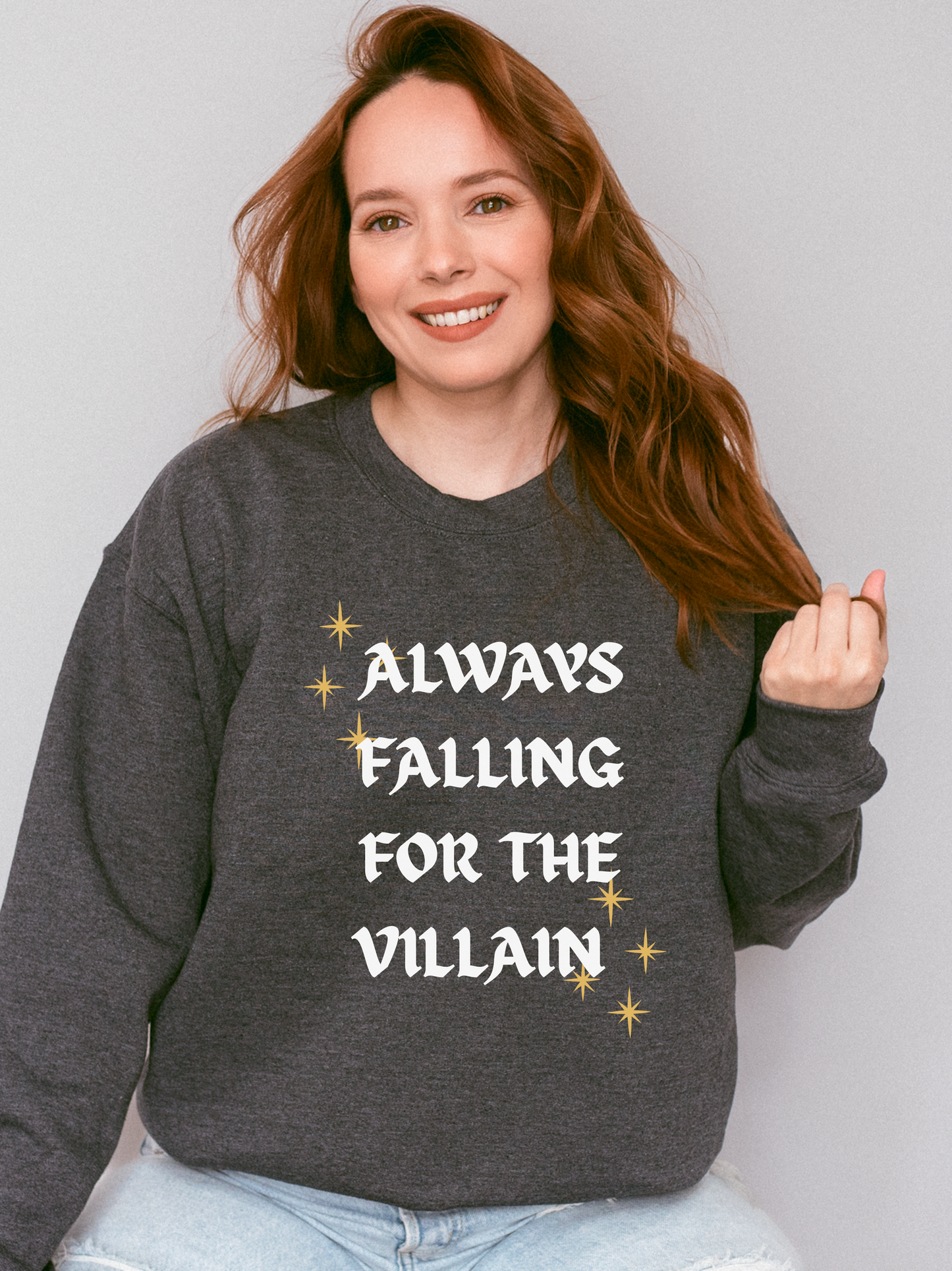 Falling for the Villain Crewneck Sweatshirt