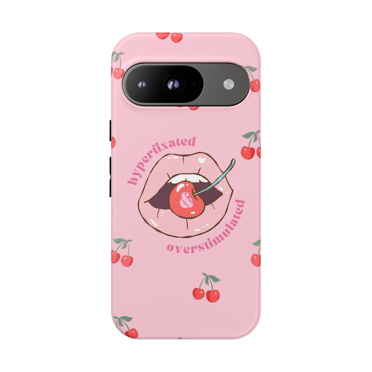 Hyperfixated and Overstimulated Phone Case