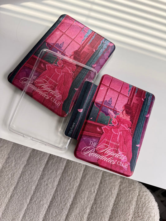 Hopeless Romantic Clear Back Kindle Case Collab