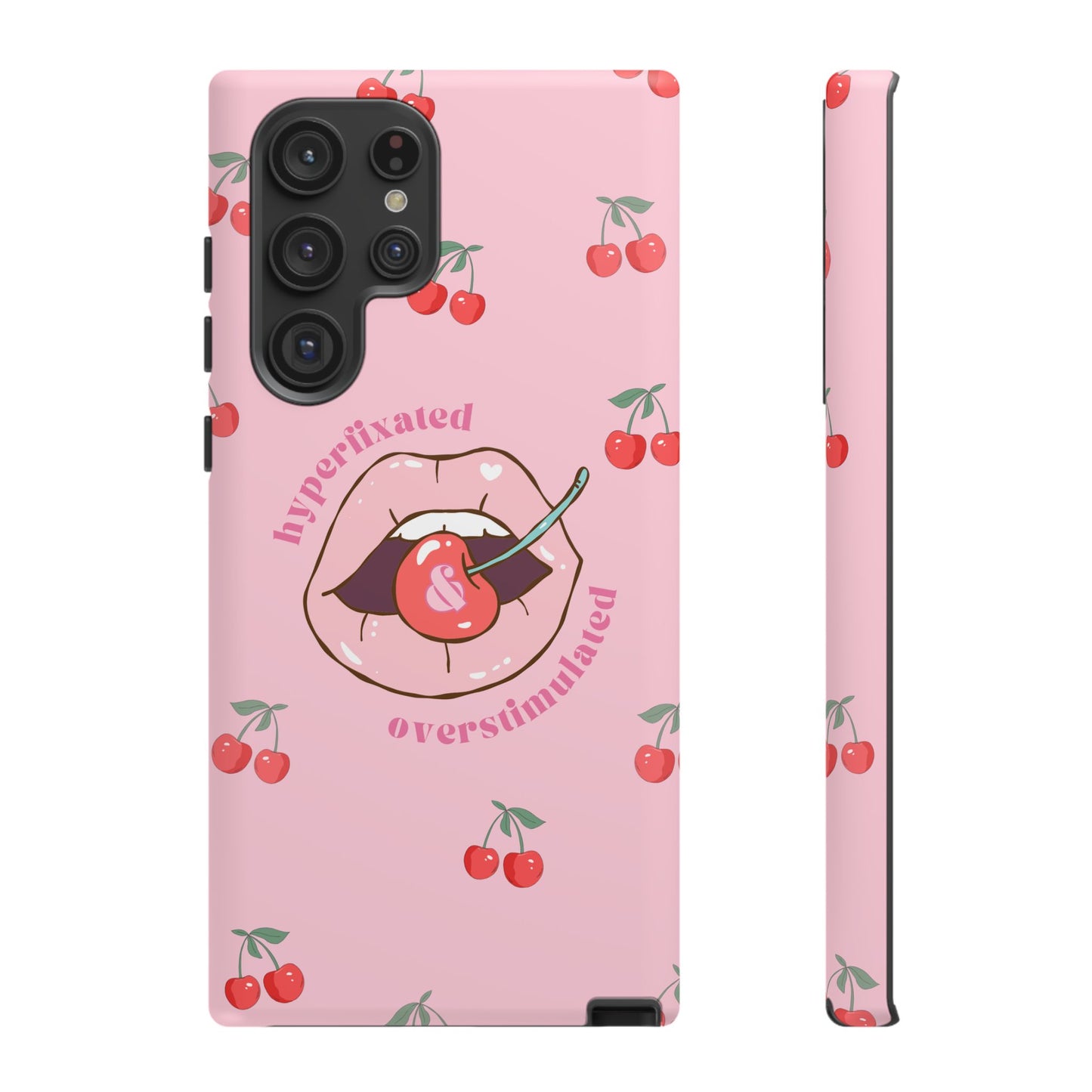 Hyperfixated and Overstimulated Phone Case