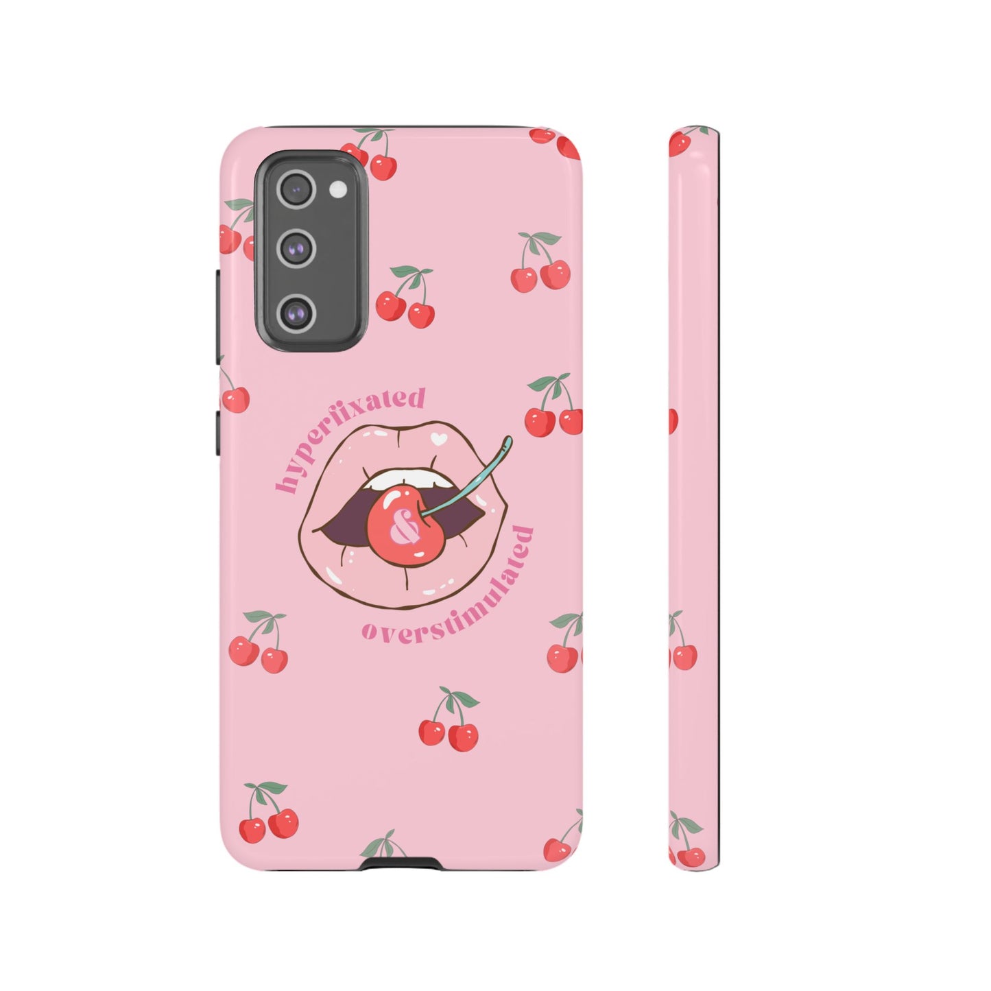 Hyperfixated and Overstimulated Phone Case
