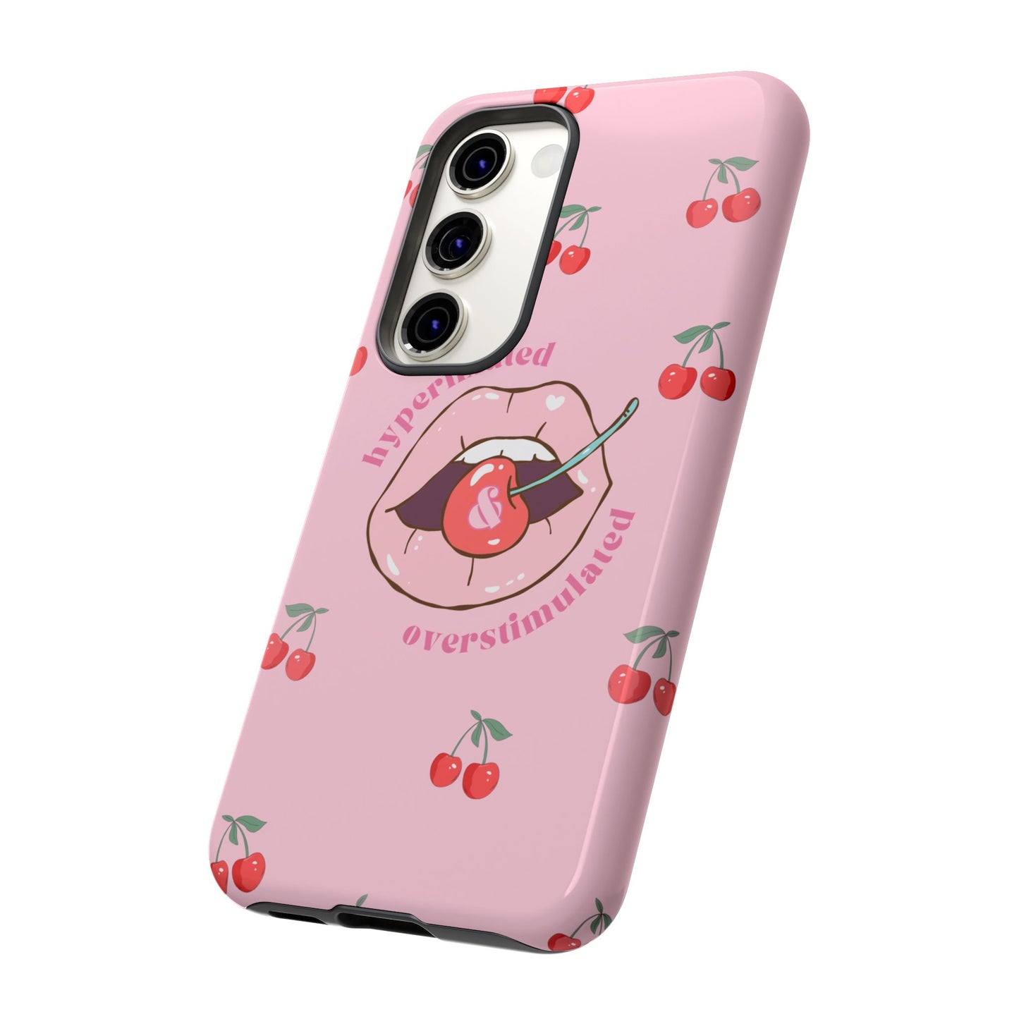 Hyperfixated and Overstimulated Phone Case