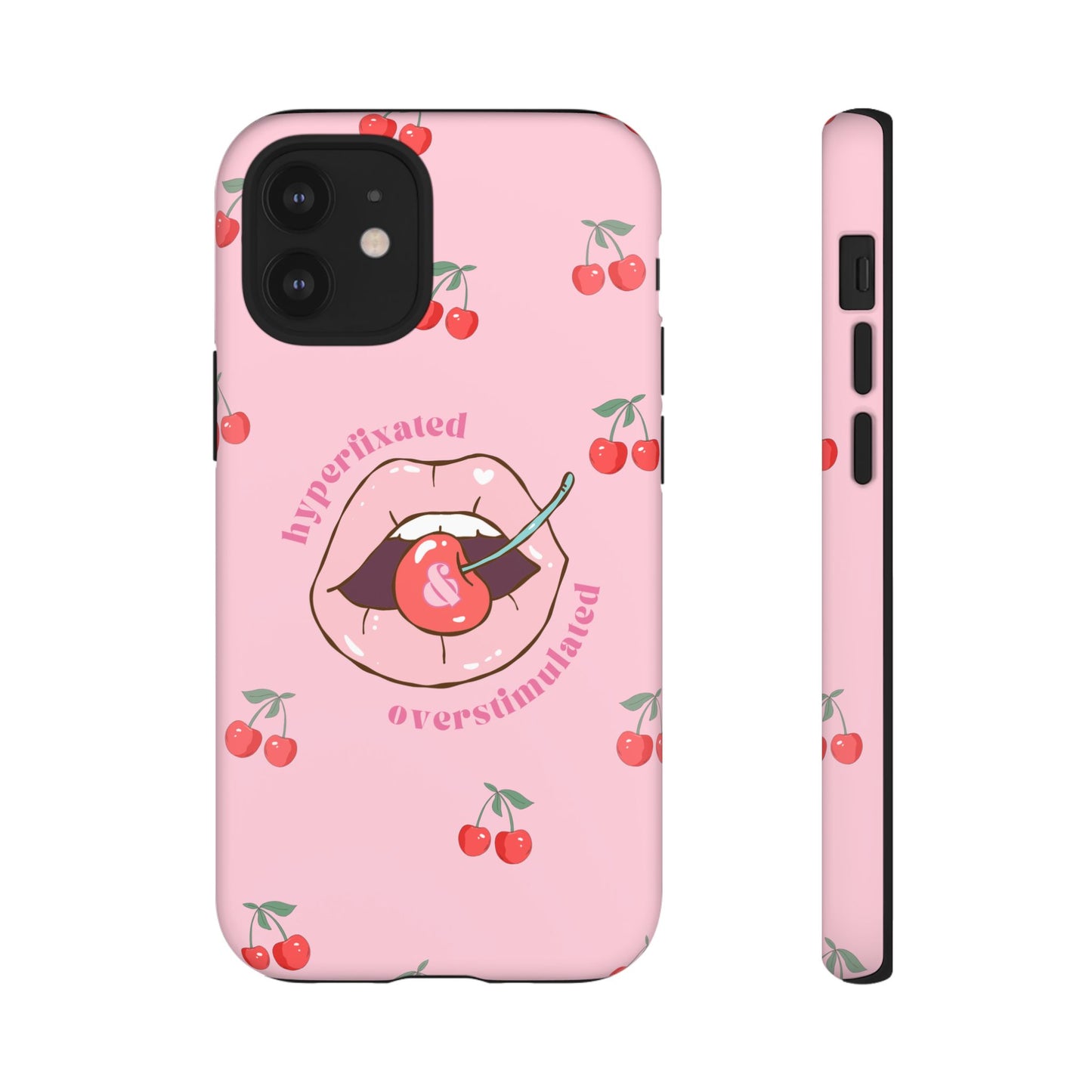 Hyperfixated and Overstimulated Phone Case