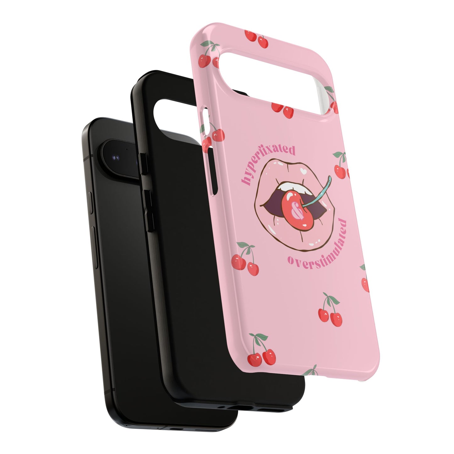 Hyperfixated and Overstimulated Phone Case