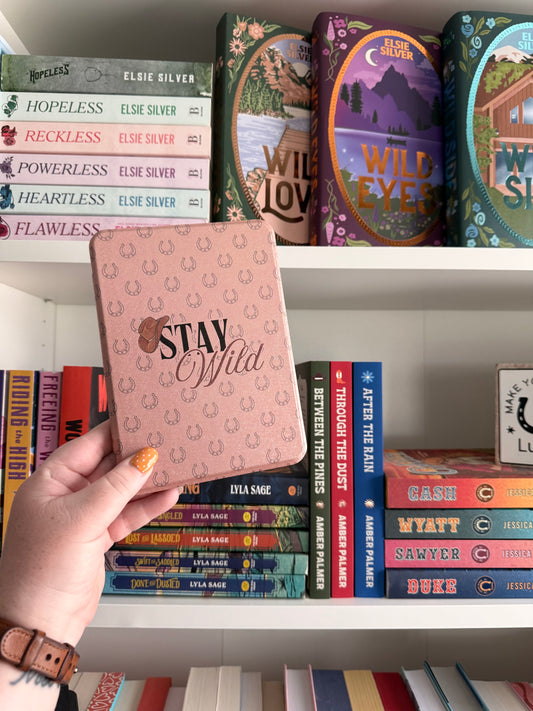 Stay Wild Collab Clear Back Kindle Case
