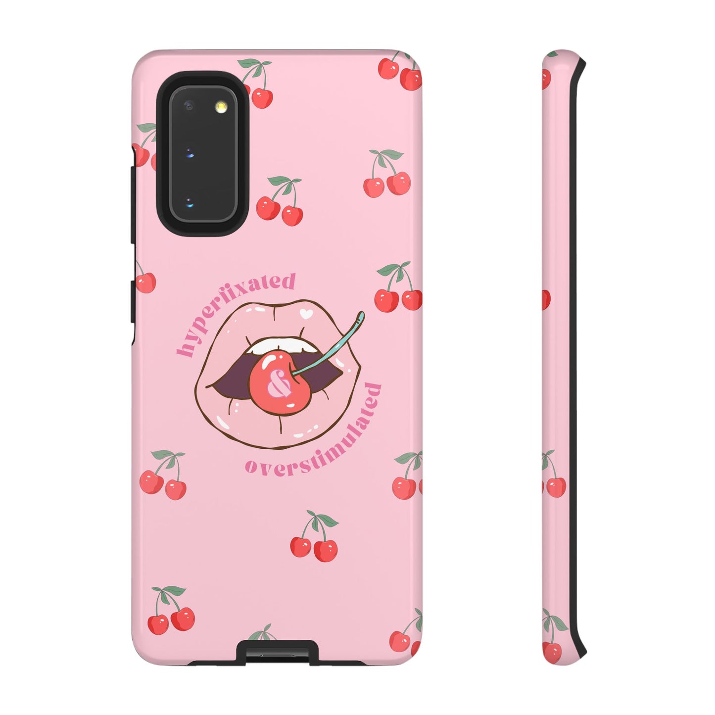 Hyperfixated and Overstimulated Phone Case