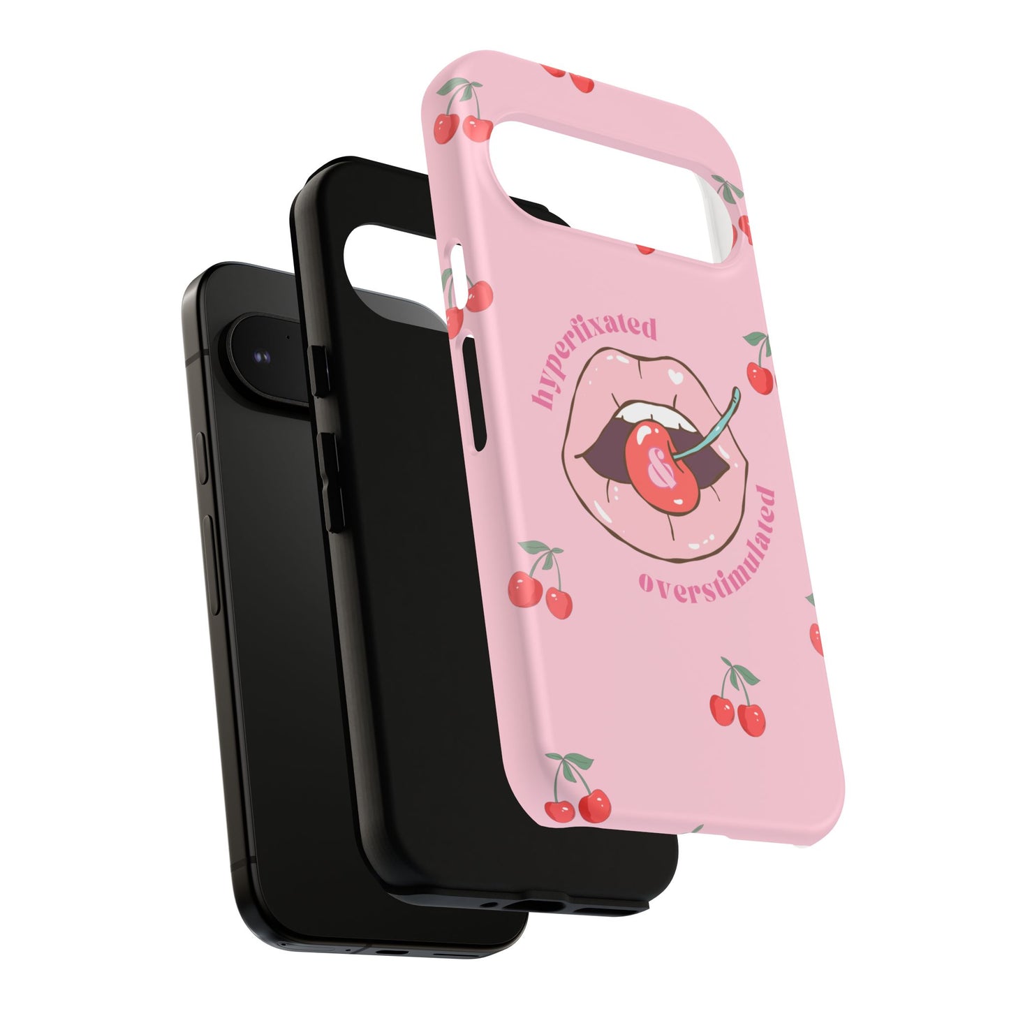 Hyperfixated and Overstimulated Phone Case