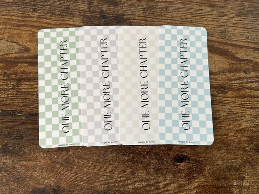 One More Chapter BookMark