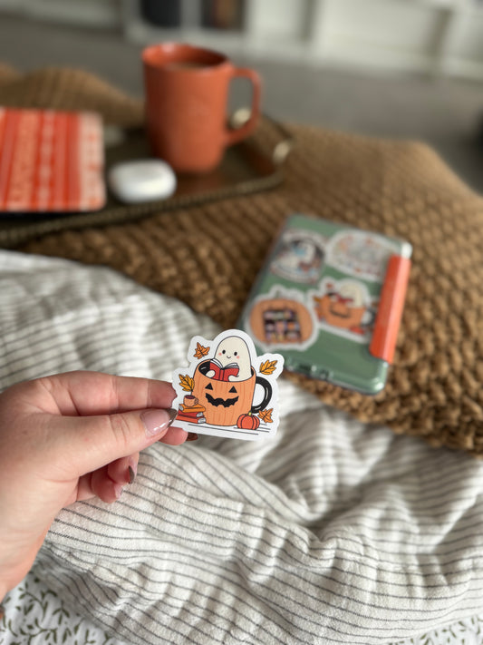 Ghostie Coffee Sticker