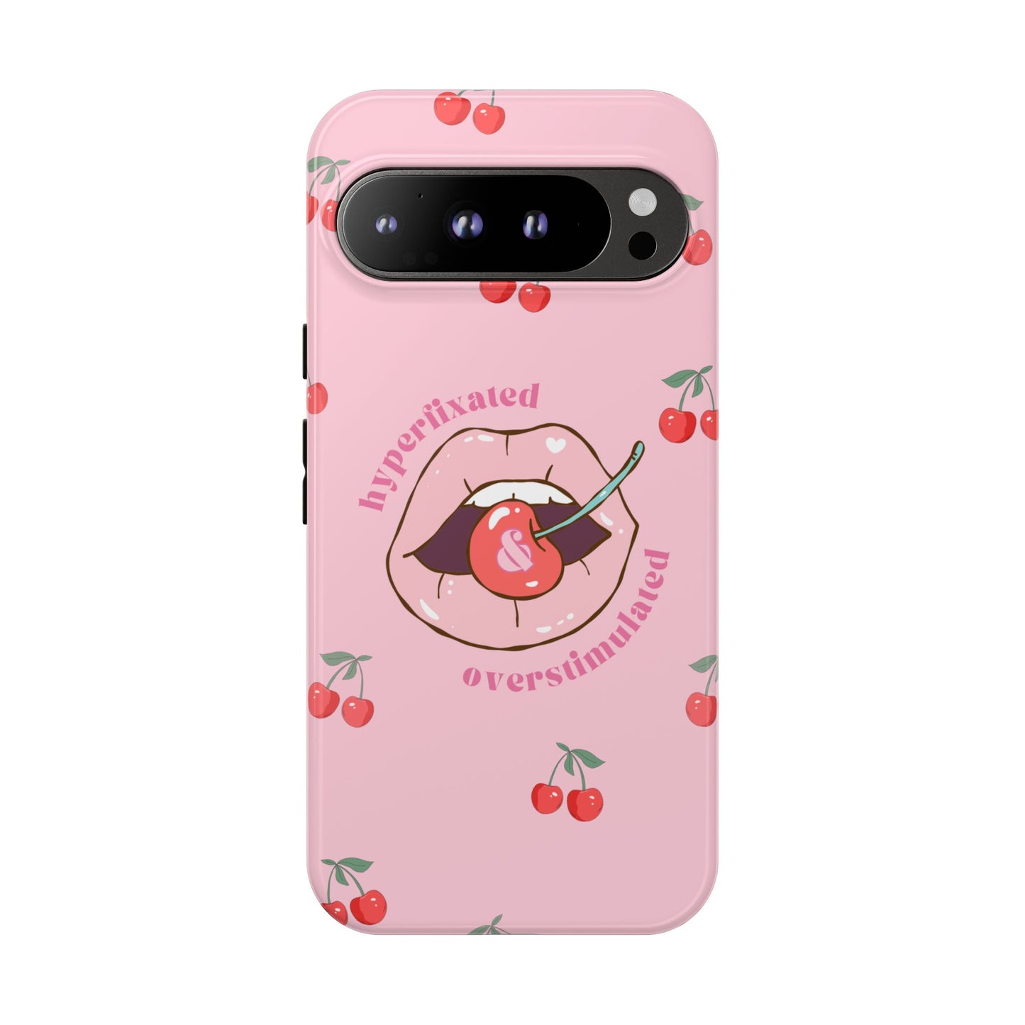 Hyperfixated and Overstimulated Phone Case