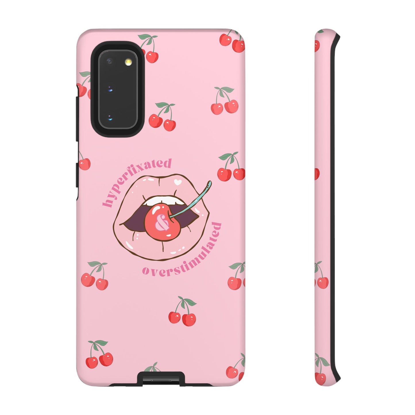 Hyperfixated and Overstimulated Phone Case