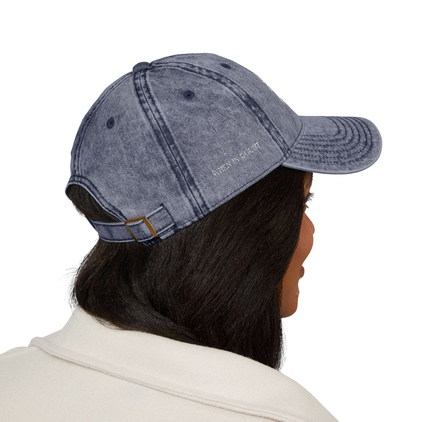 WID: Buy the Books Embroidered Vintage Hat