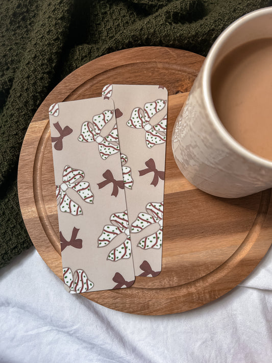 Christmas Tree Bows Bookmark